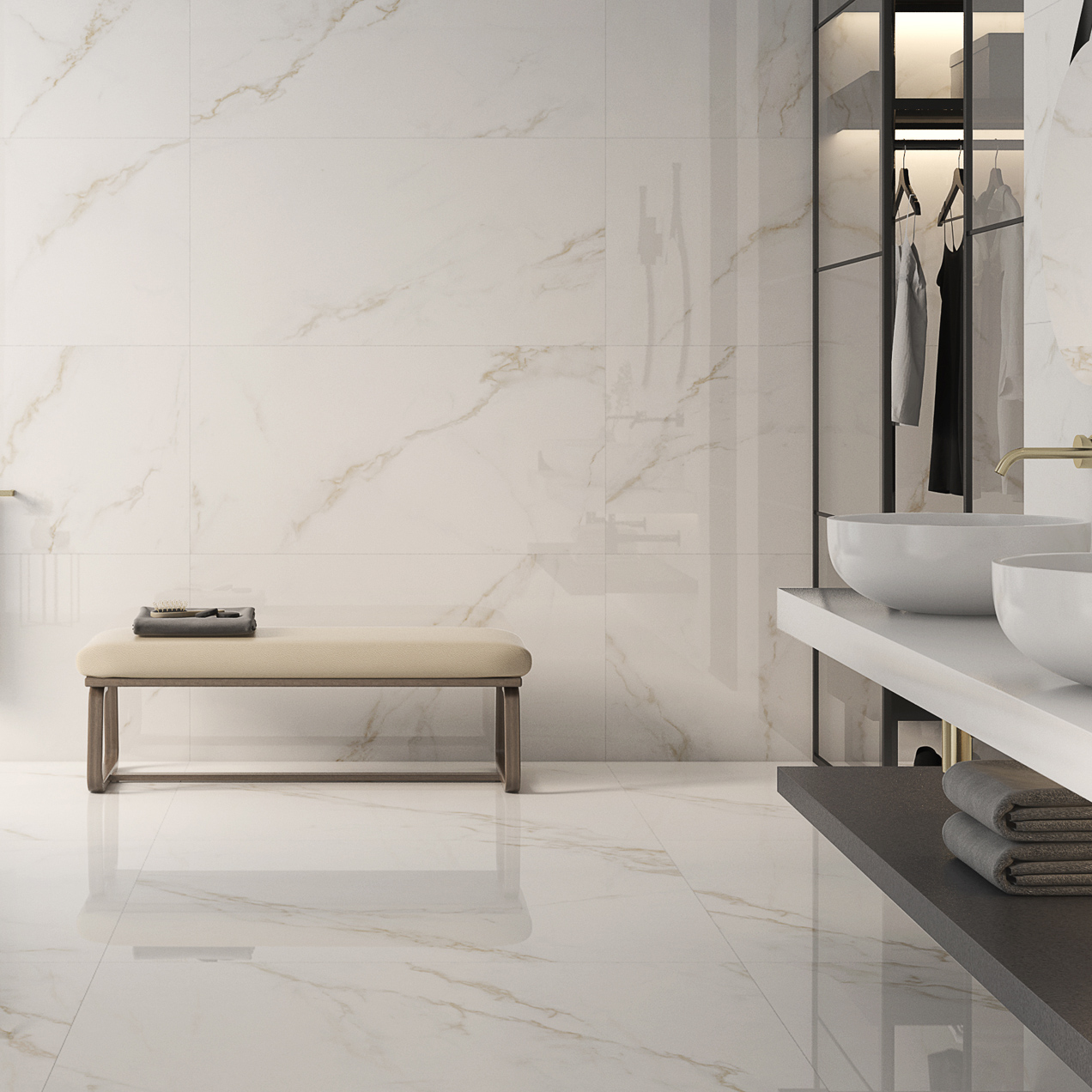 Statuario Porcelain 48